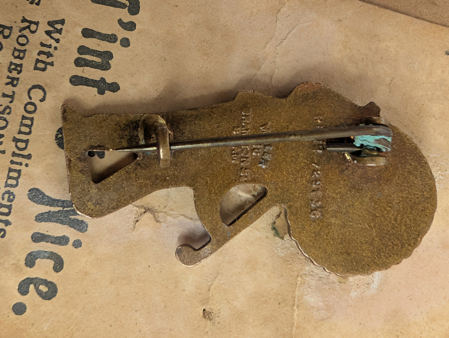 1930s Robertsons Golfer with Original Card and Box