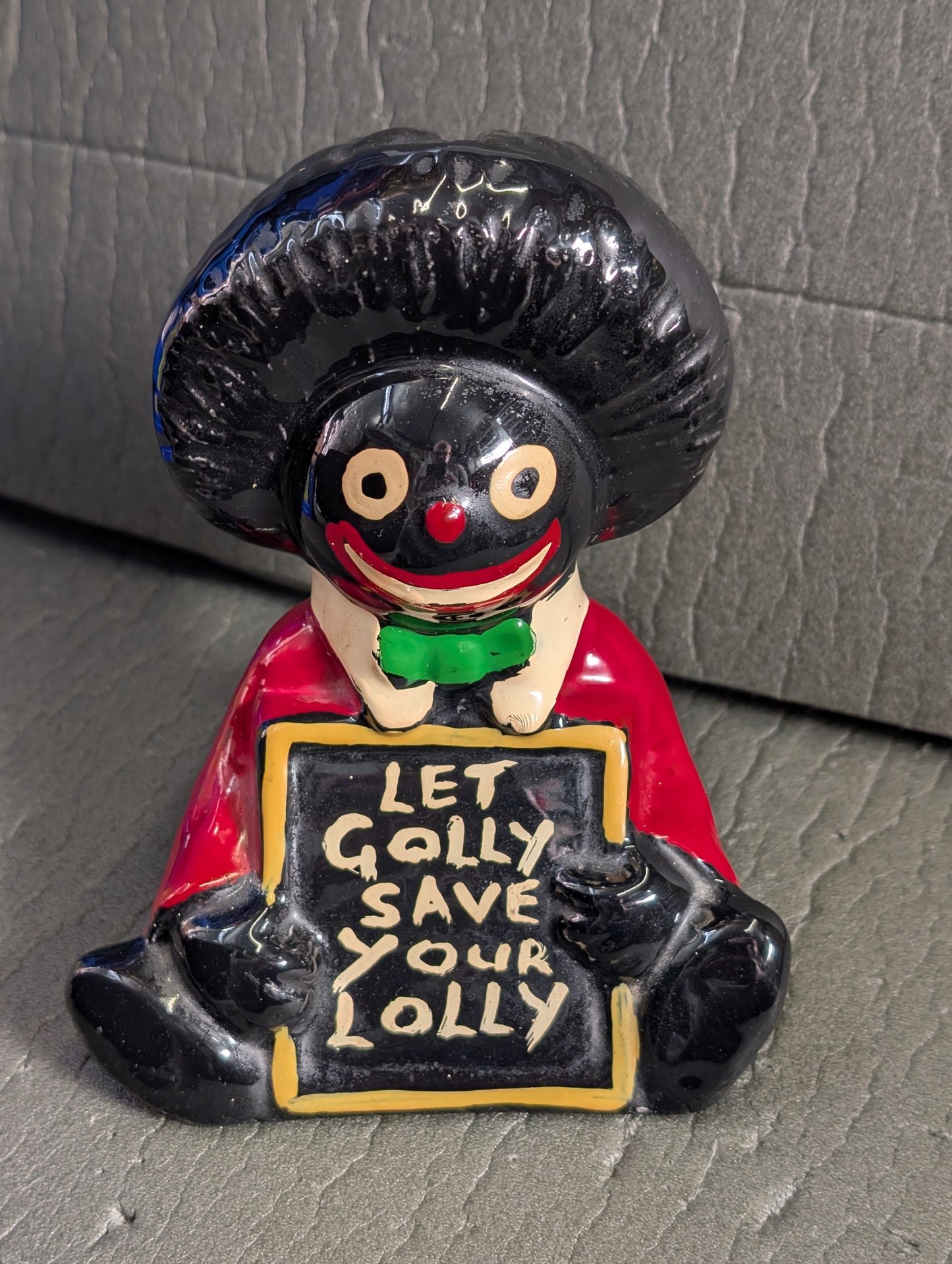 1950s Let Golly Save Your Lolly Moneybox With Stopper