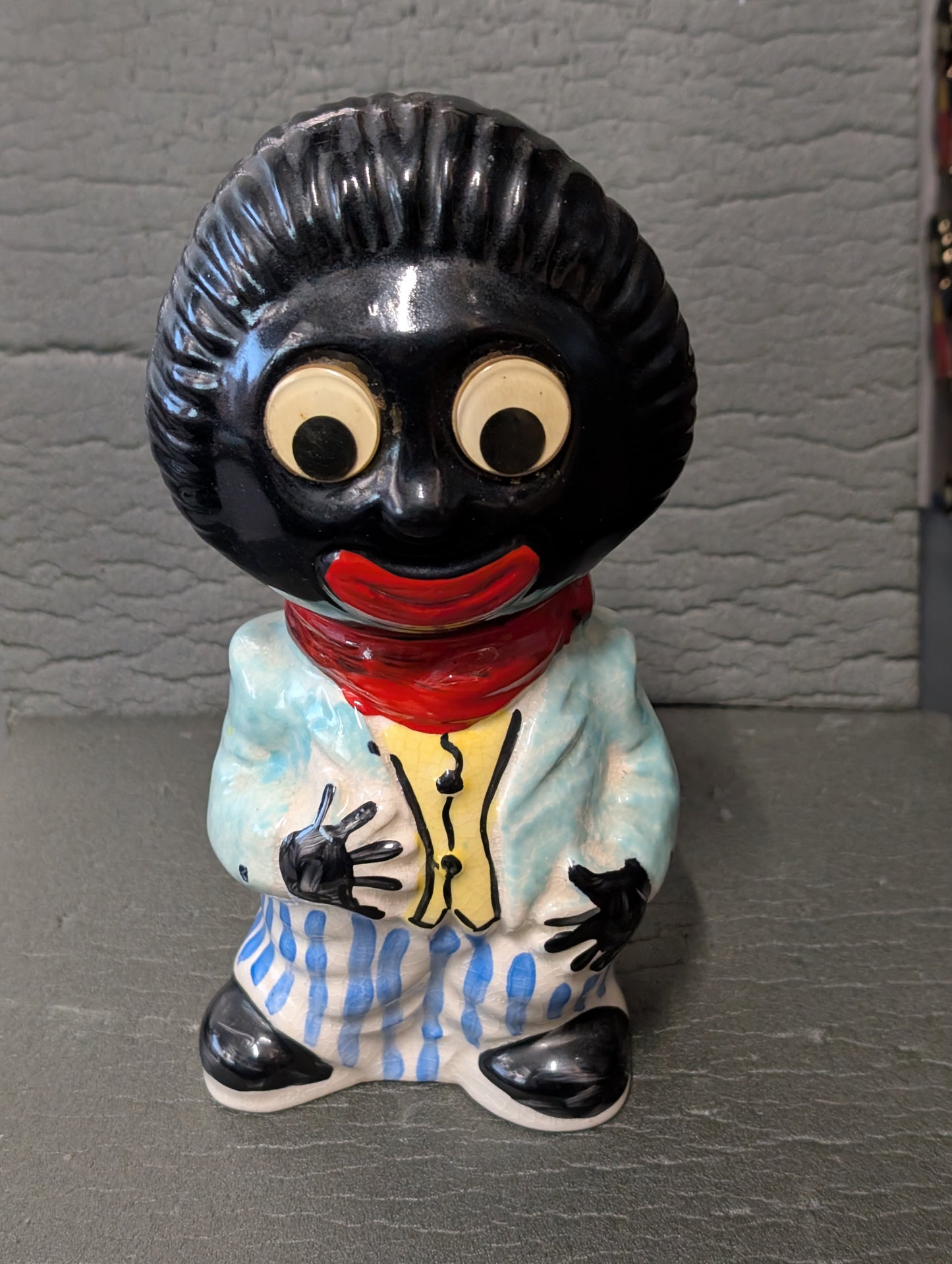 1950s Standing Googley Eyed Moneybox