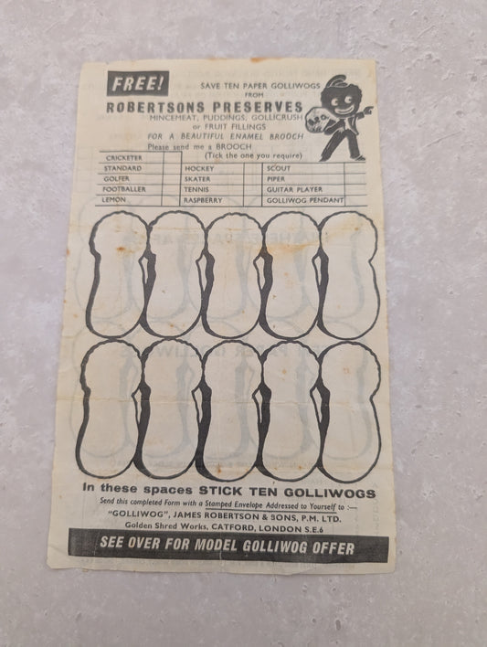 1960s Order Form