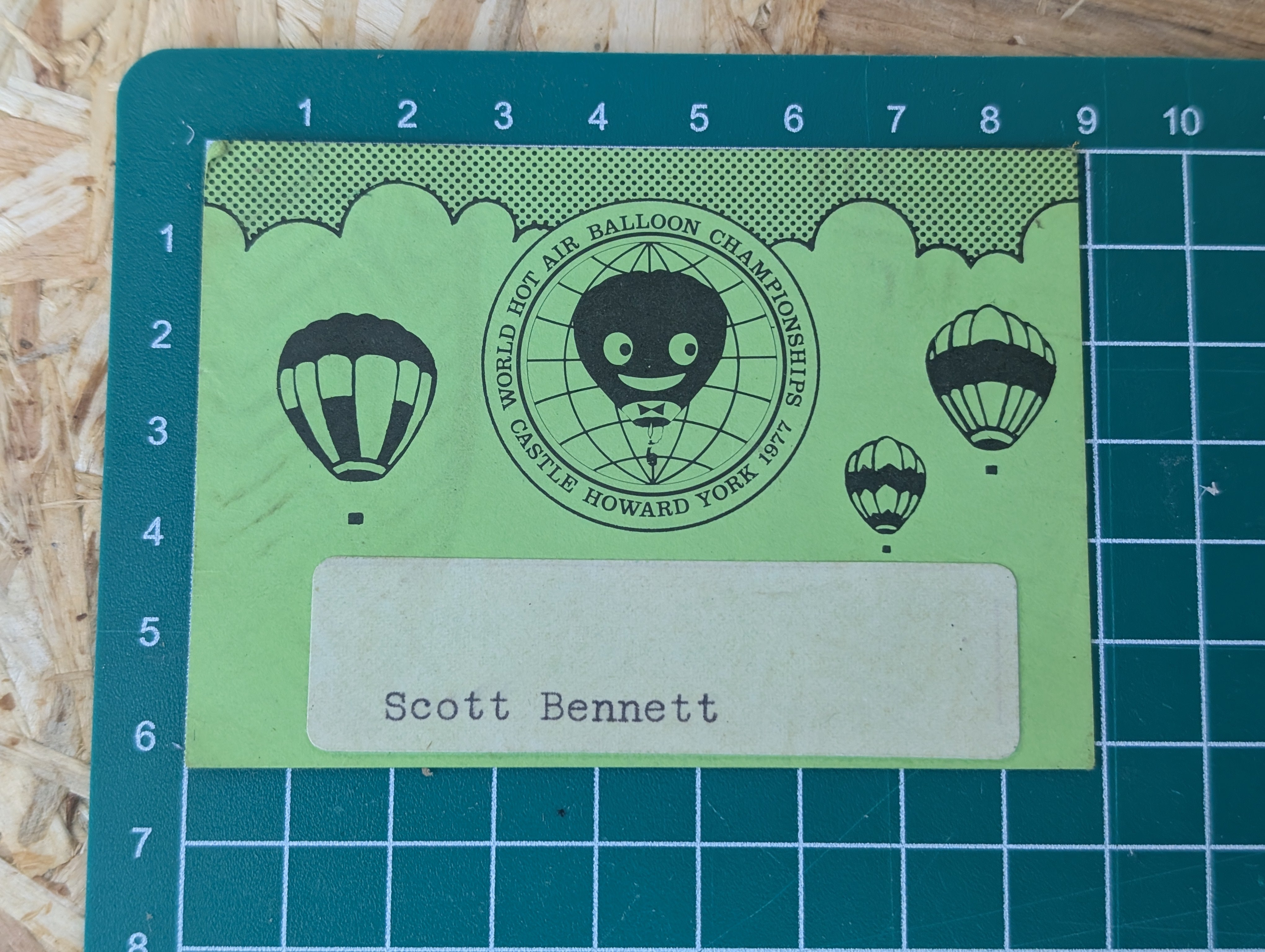 1970s Reps Business Card for Castle Howard – GollyBadges.com