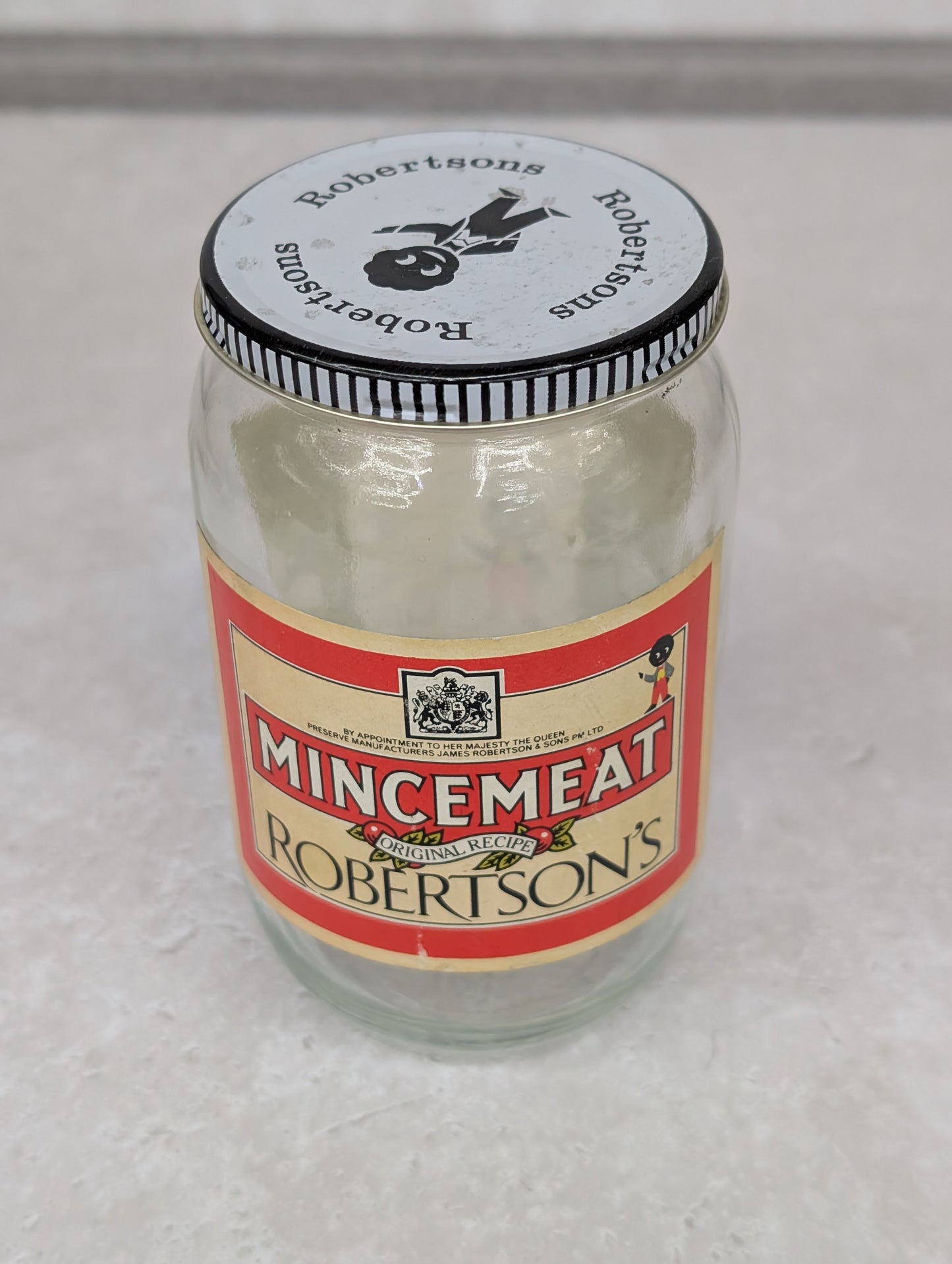 1970s Robertsons Mincemeat Jar