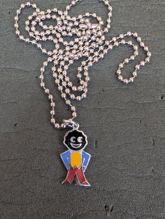 1970s Robertsons Pendant on Chain Rev Gomm Stamp