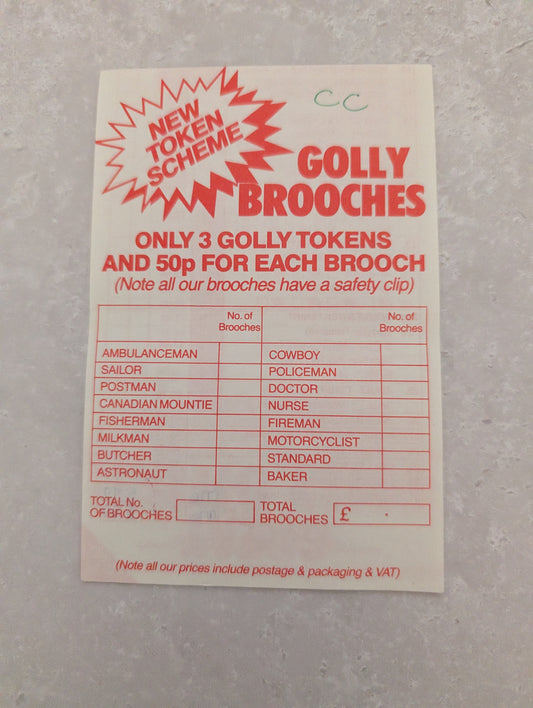 1980s Order Form