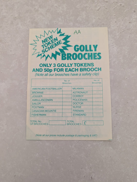 1980s Order Form