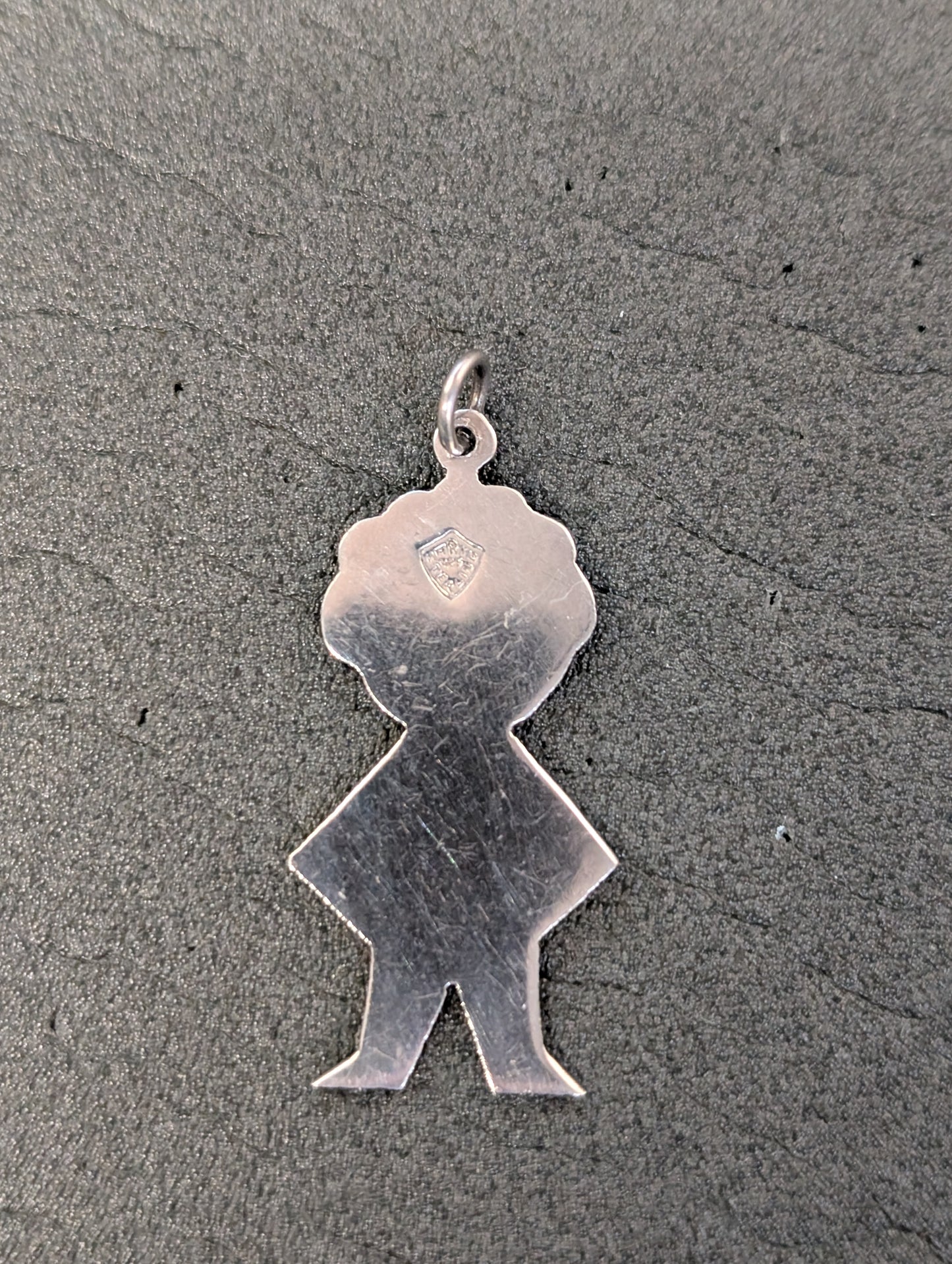 1980s Robertsons Silver Standard Pendant by Ari Norman