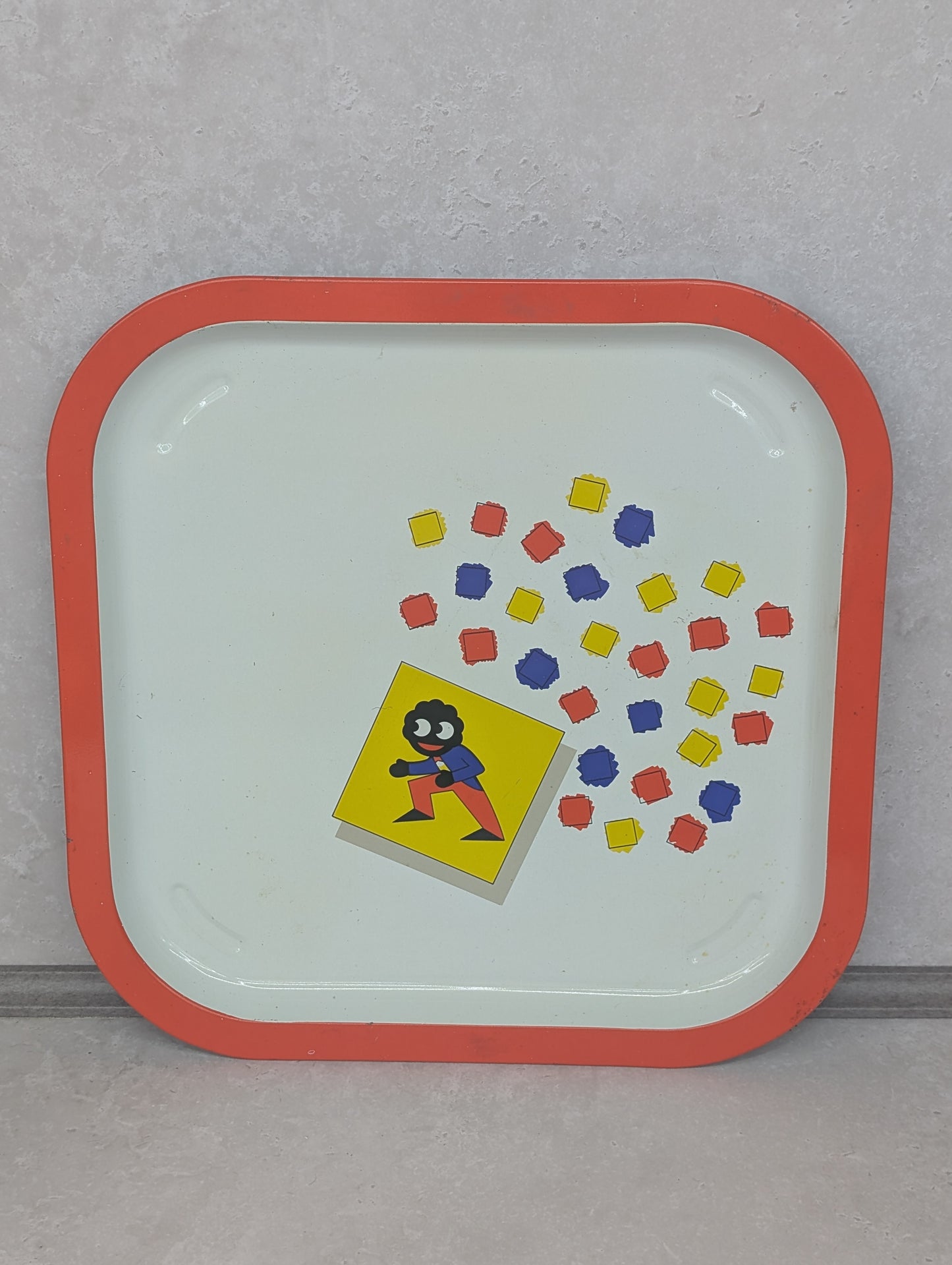 1980s Steel Serving Tray