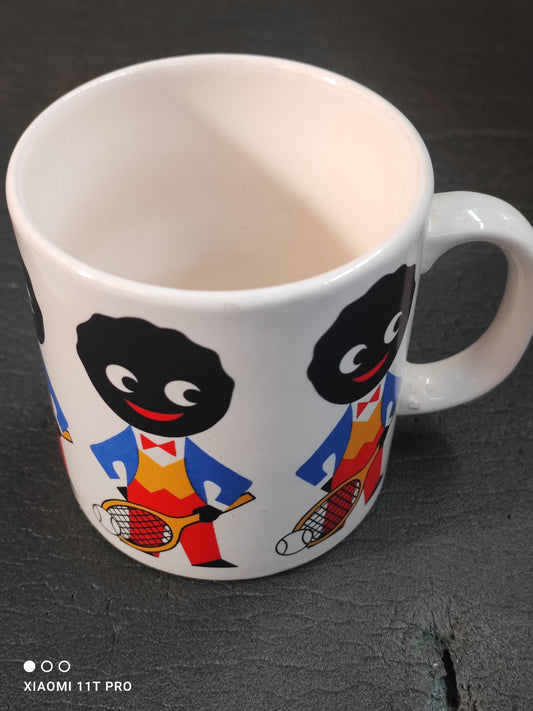 1980s Tennis Mug by Silver Crane