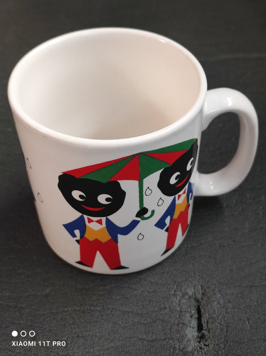 1980s Umbrella Mug by Silver Crane