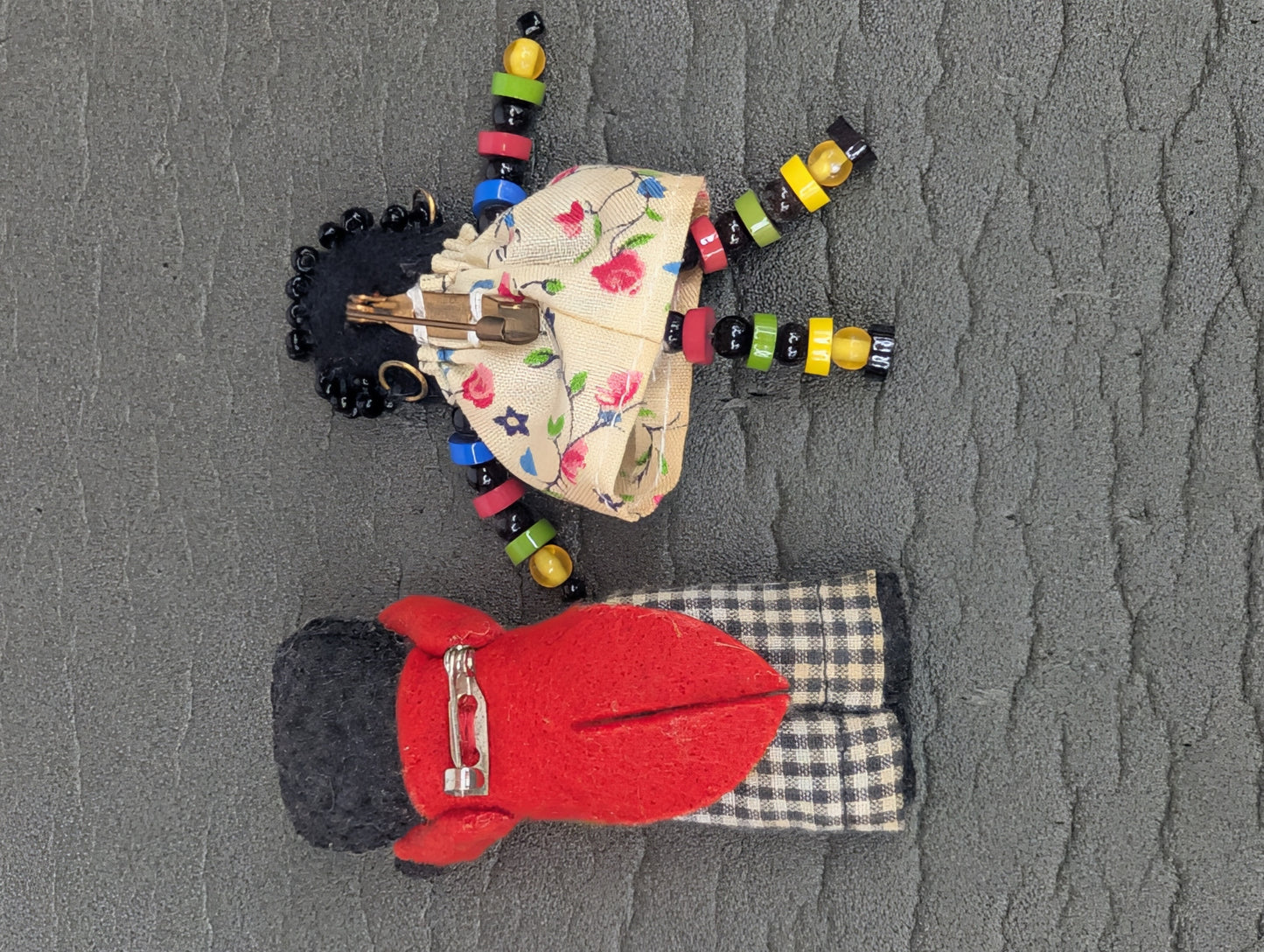 2 x Soft Vintage Golly Badges