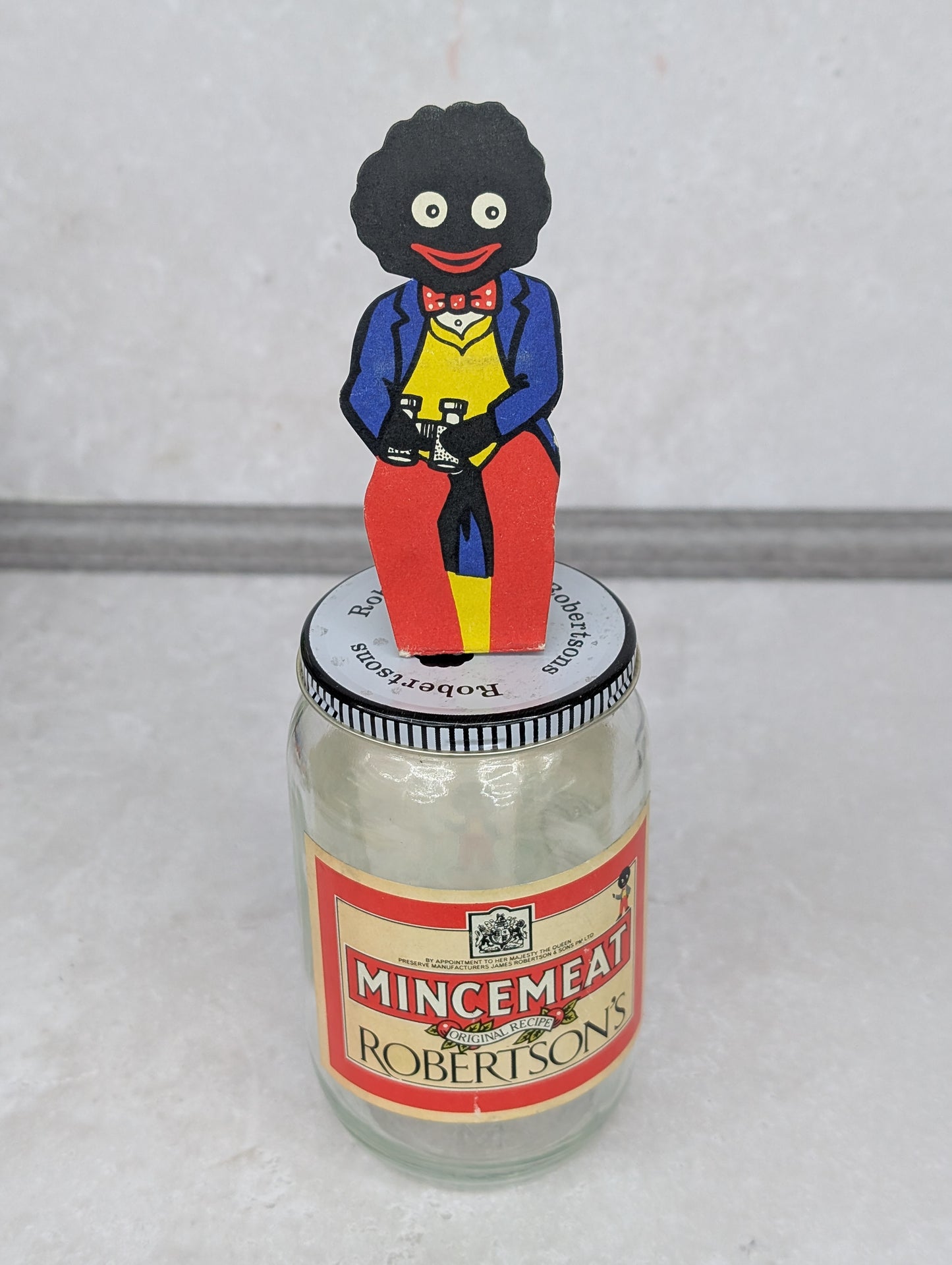 4" Stand Up Card Golly with Binoculars