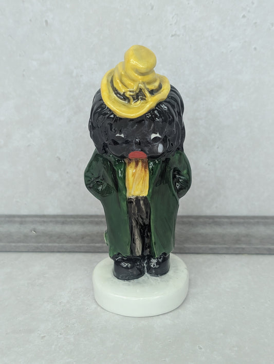 5" Crying Dapper Golly by Carltonware Green Jacket