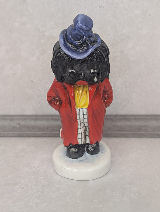 5" Crying Dapper Golly by Carltonware Red Jacket