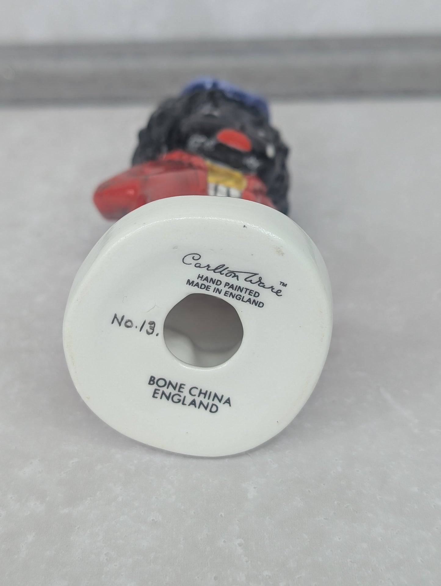 5" Crying Dapper Golly by Carltonware Red Jacket