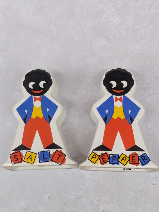 1980s Robertsons Salt and Pepper Pots by Silver Crane