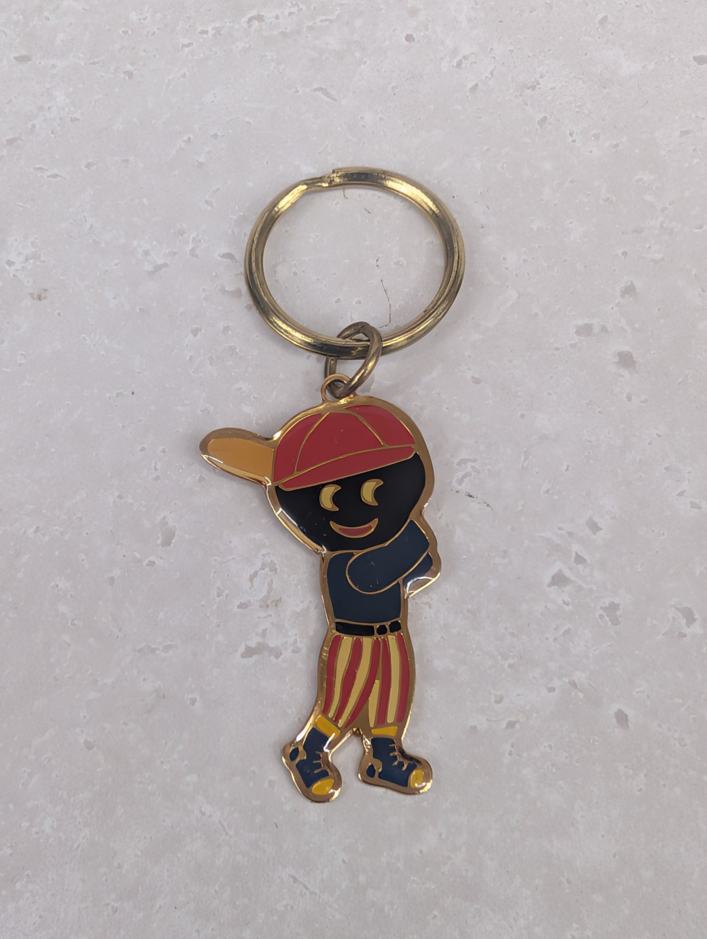 90s Baseballer Keyring No Stamp