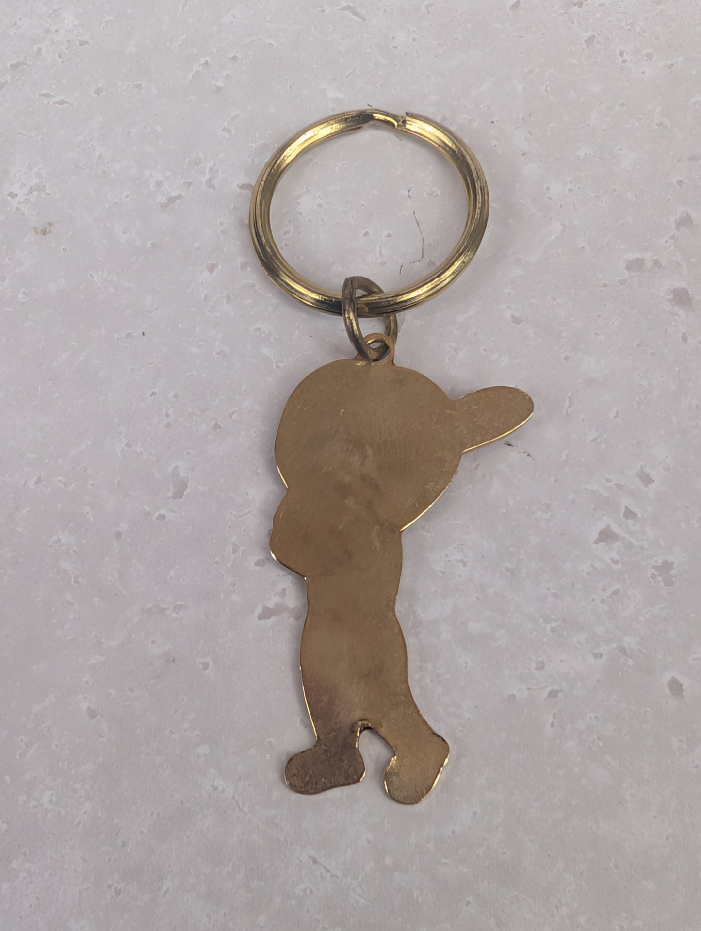 90s Baseballer Keyring No Stamp
