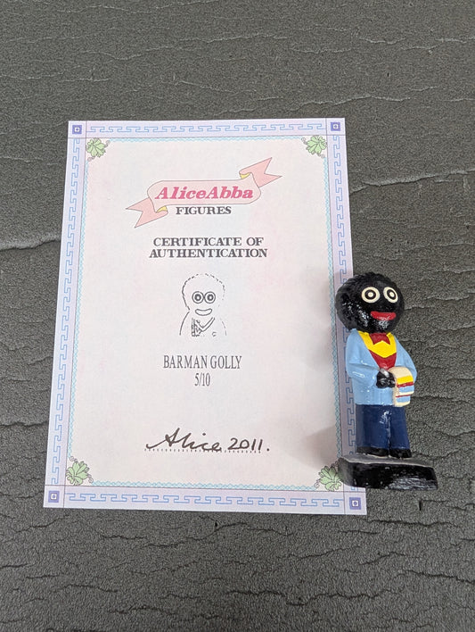 Alice Abba Barman Golly 5/10 Signed with Cert