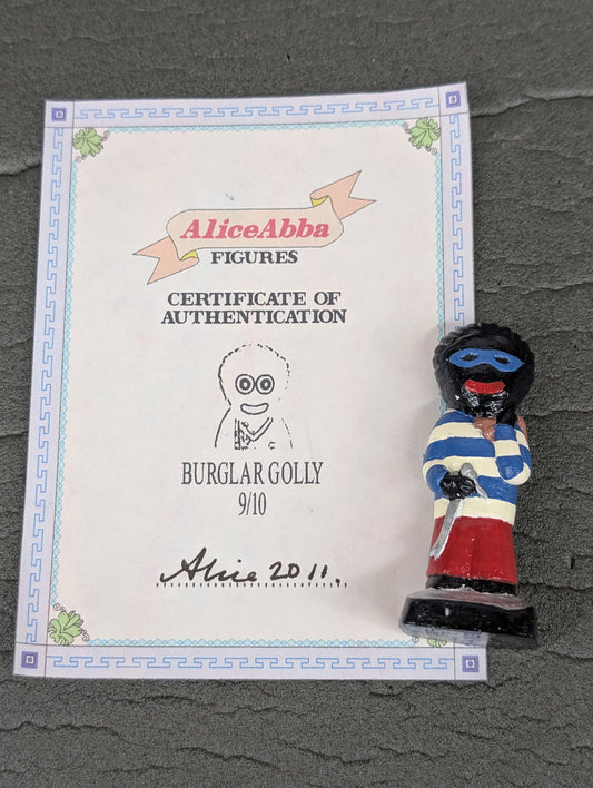 Alice Abba Burglar Golly 9/10 Signed with Cert