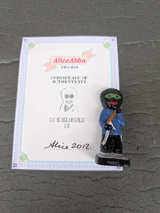 Alice Abba Cat Burglar Golly 1/10 Signed with Cert