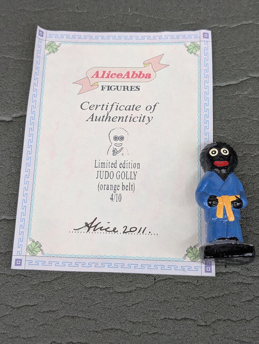 Alice Abba Judo Golly 4/10 Signed with Cert