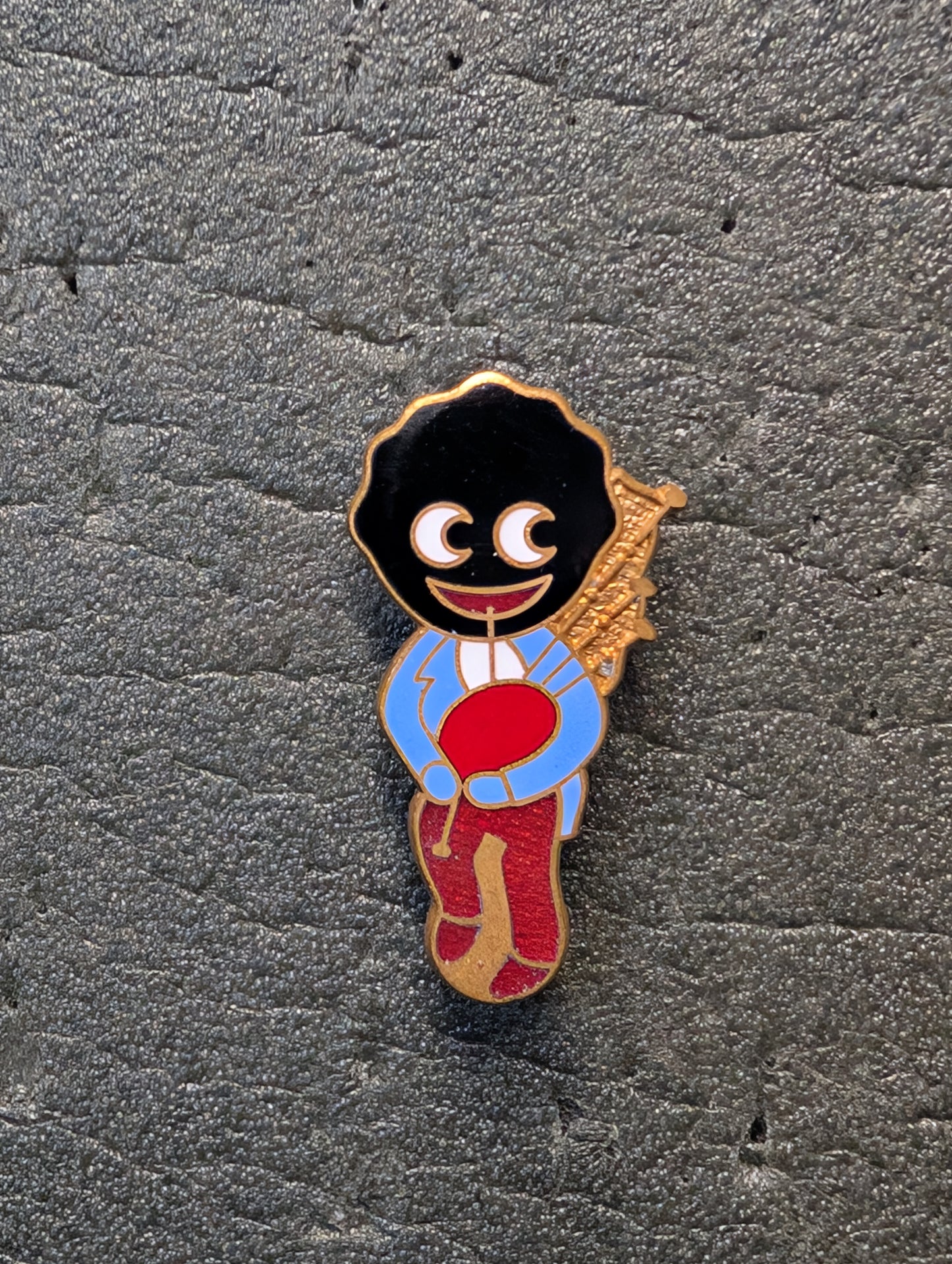 Bagpiper Red Bag Light Blue