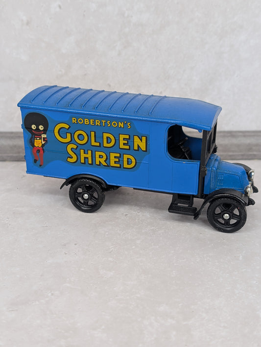 Blue Golden Shred Truck by Corgi