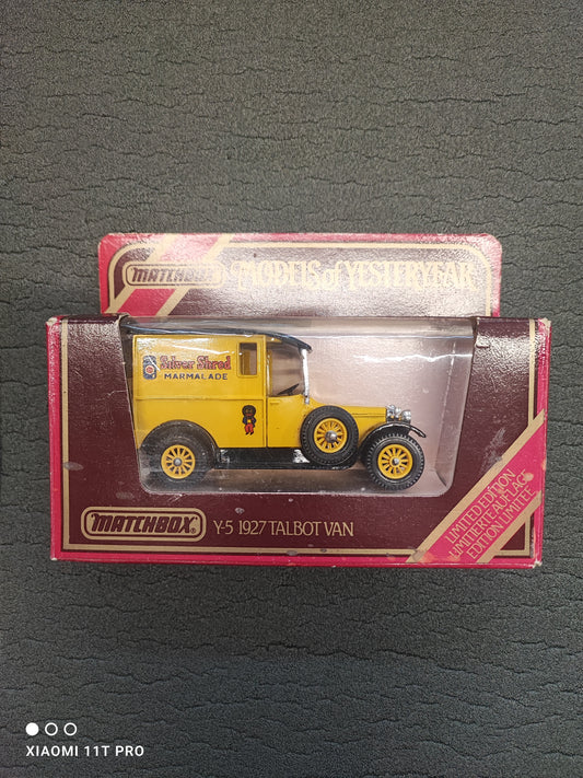 Boxed Silver Shred Van by Matchbox