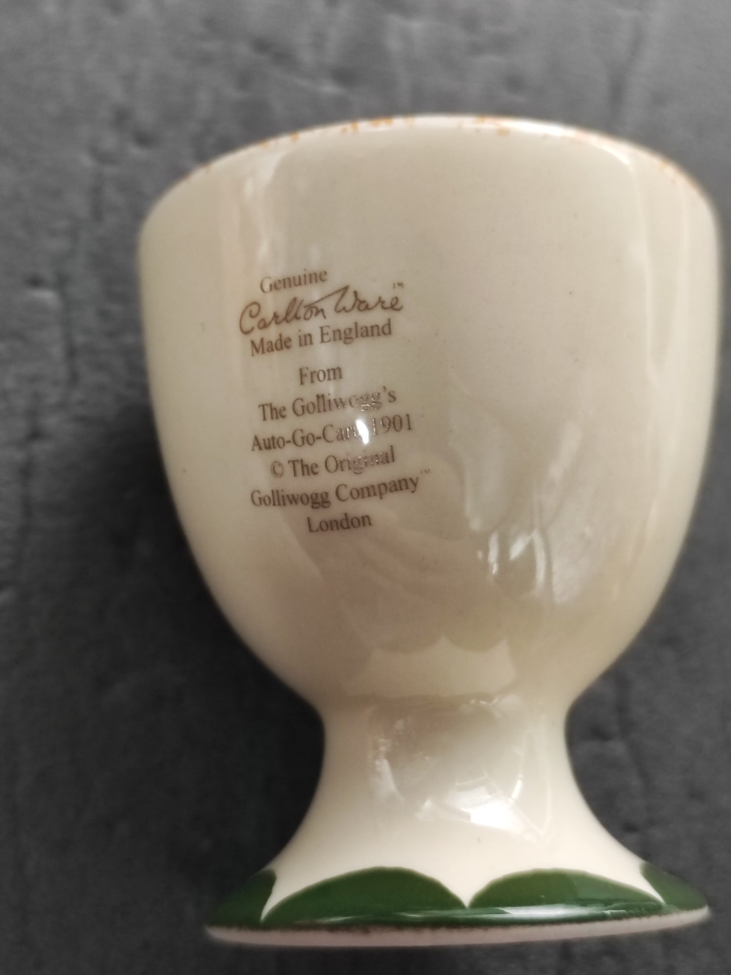 Carltonware Egg Cup Golly in Cart