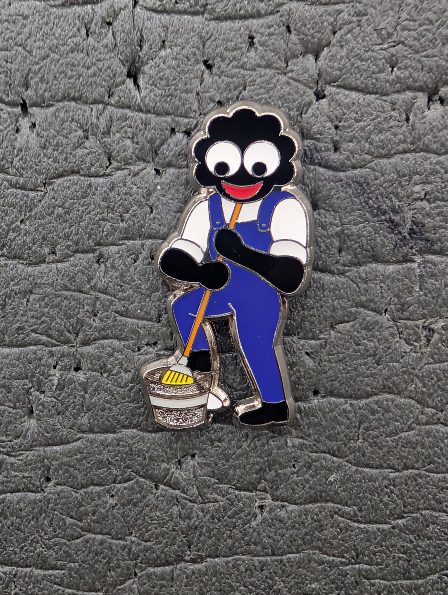 Cleaner Blue Overalls Unenamelled Bucket