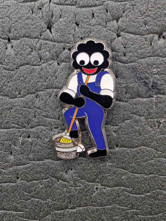 Cleaner Blue Overalls Unenamelled Bucket
