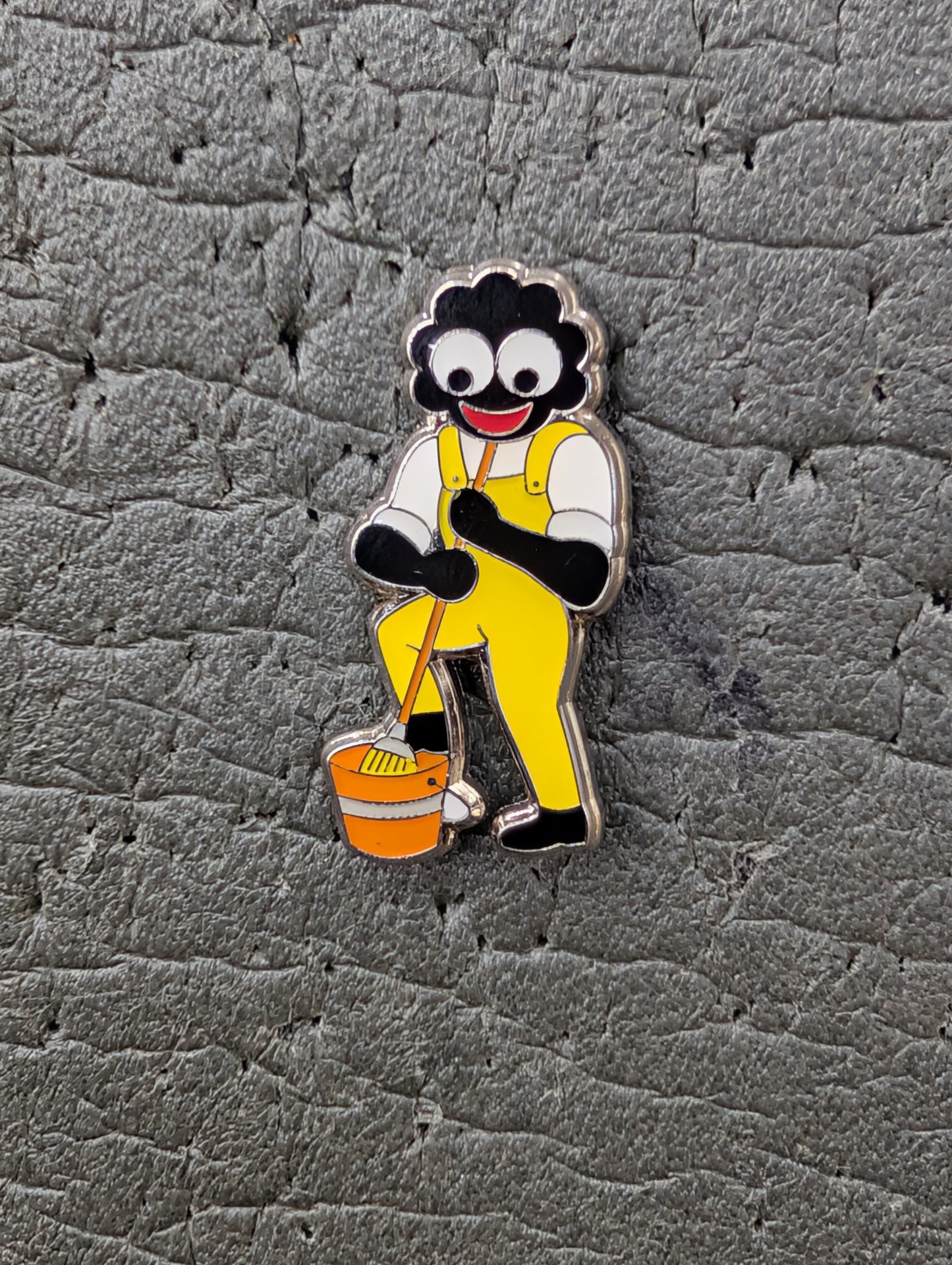 Cleaner Yellow Overalls