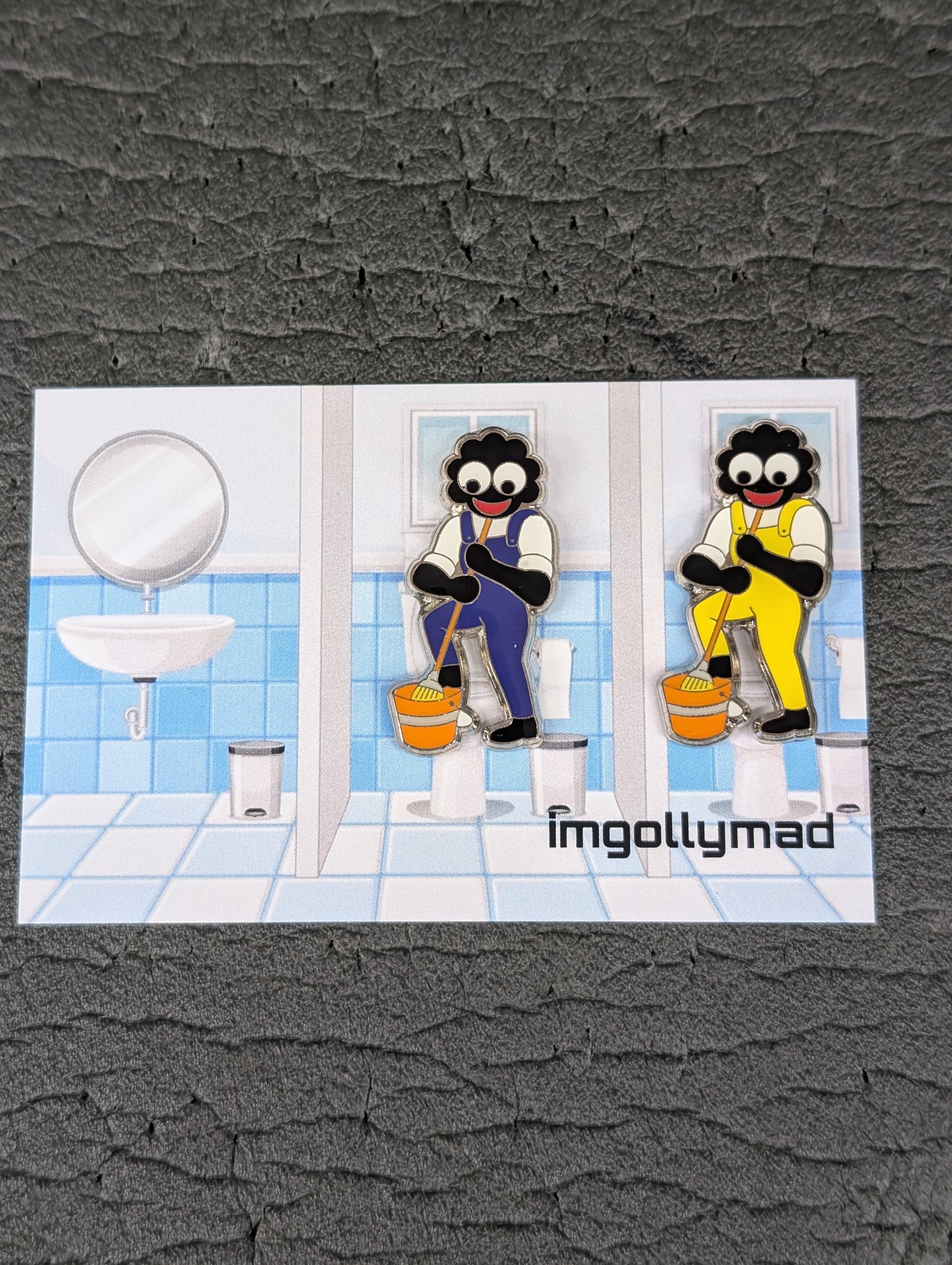 Cleaners Pair of Badges