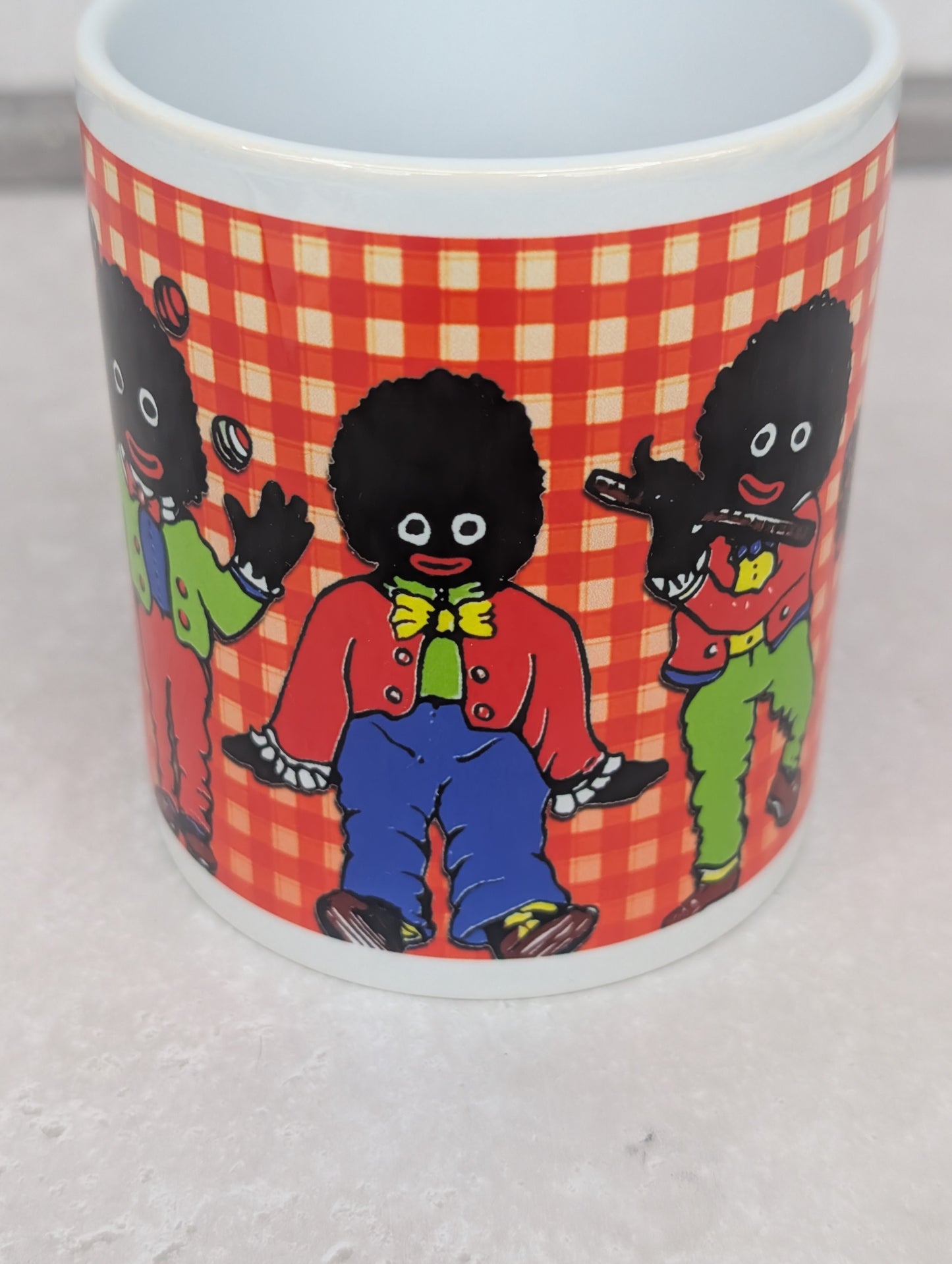Different Golly Characters on Mug Brand New Boxed