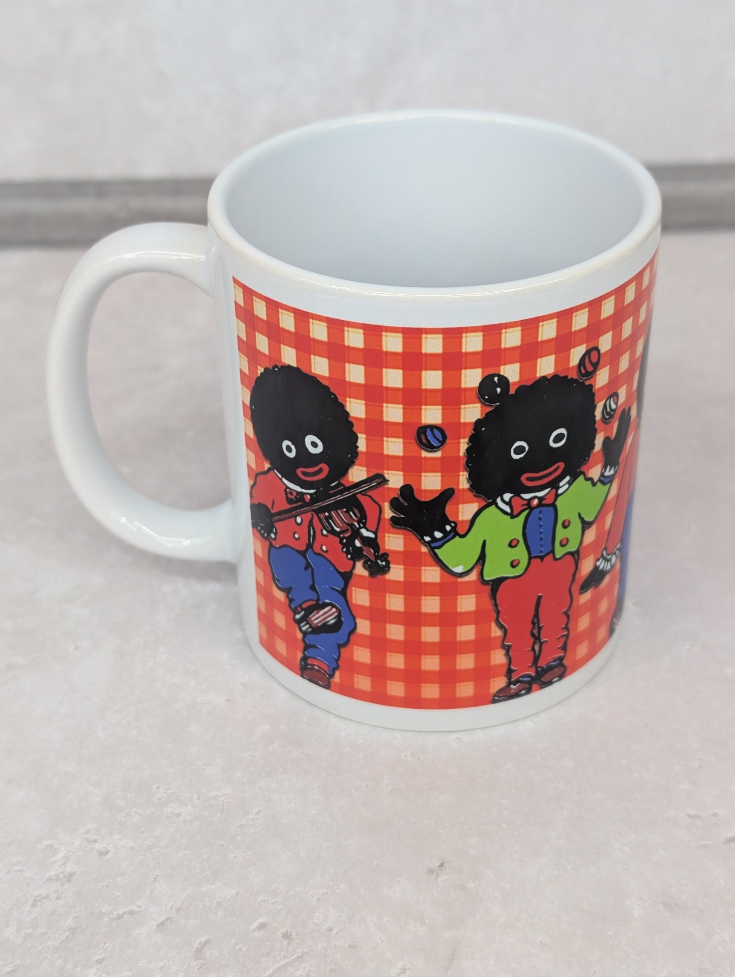 Different Golly Characters on Mug Brand New Boxed