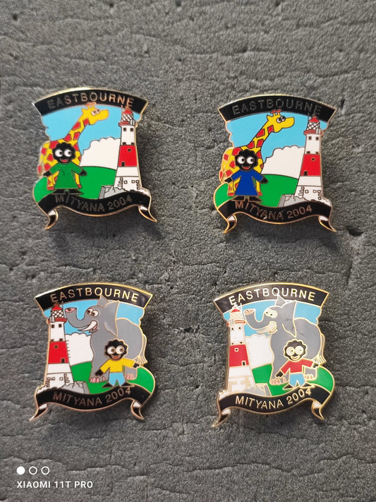 Eastbourne Mityana 2004 Set of 4 Badges