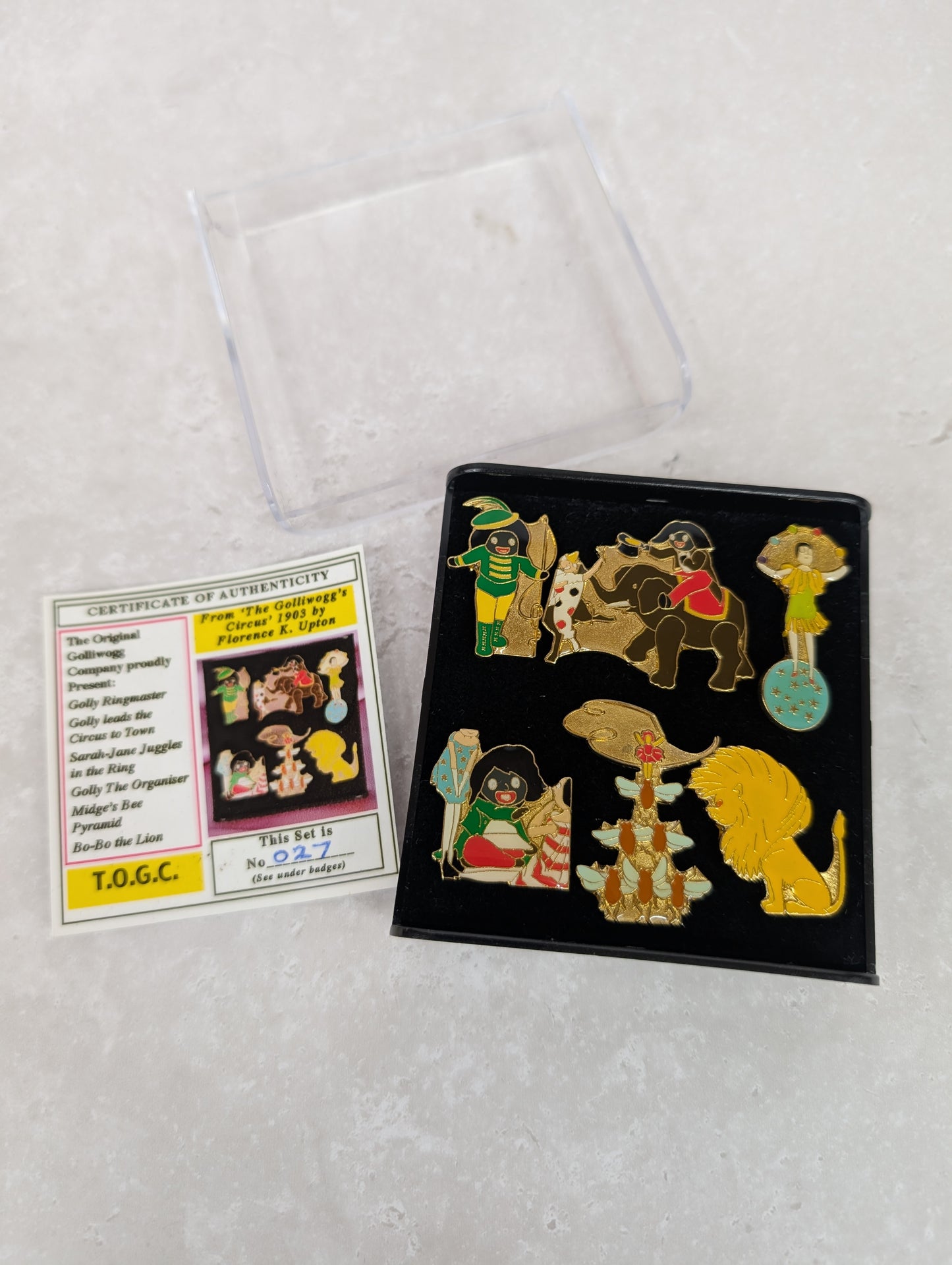 Florence Upton Inspired Set of 6 Badges