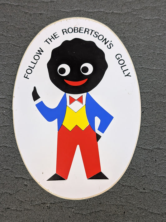 Follow the Robetsons Golly Sticker