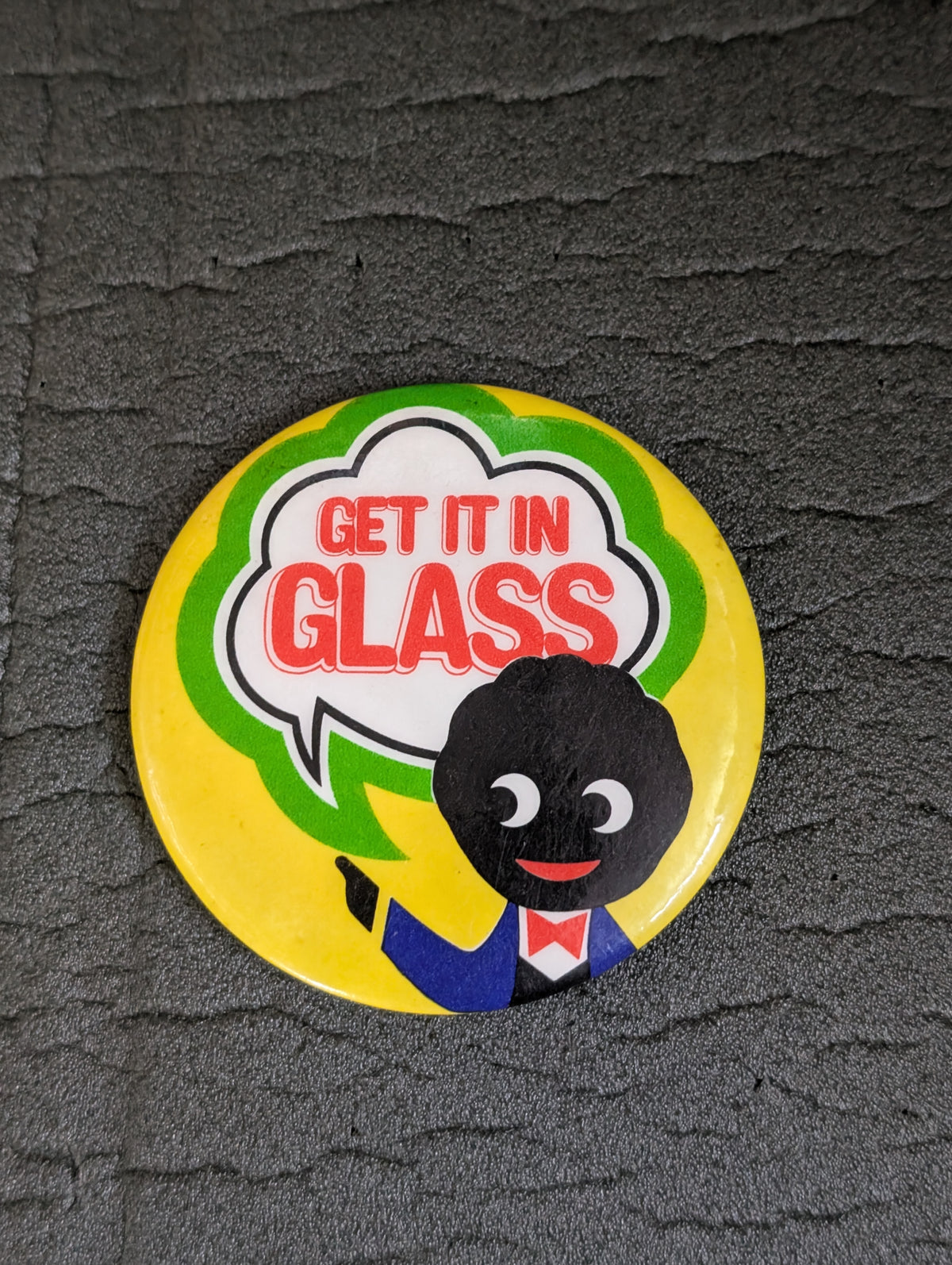 Get it in Glass Button Badge