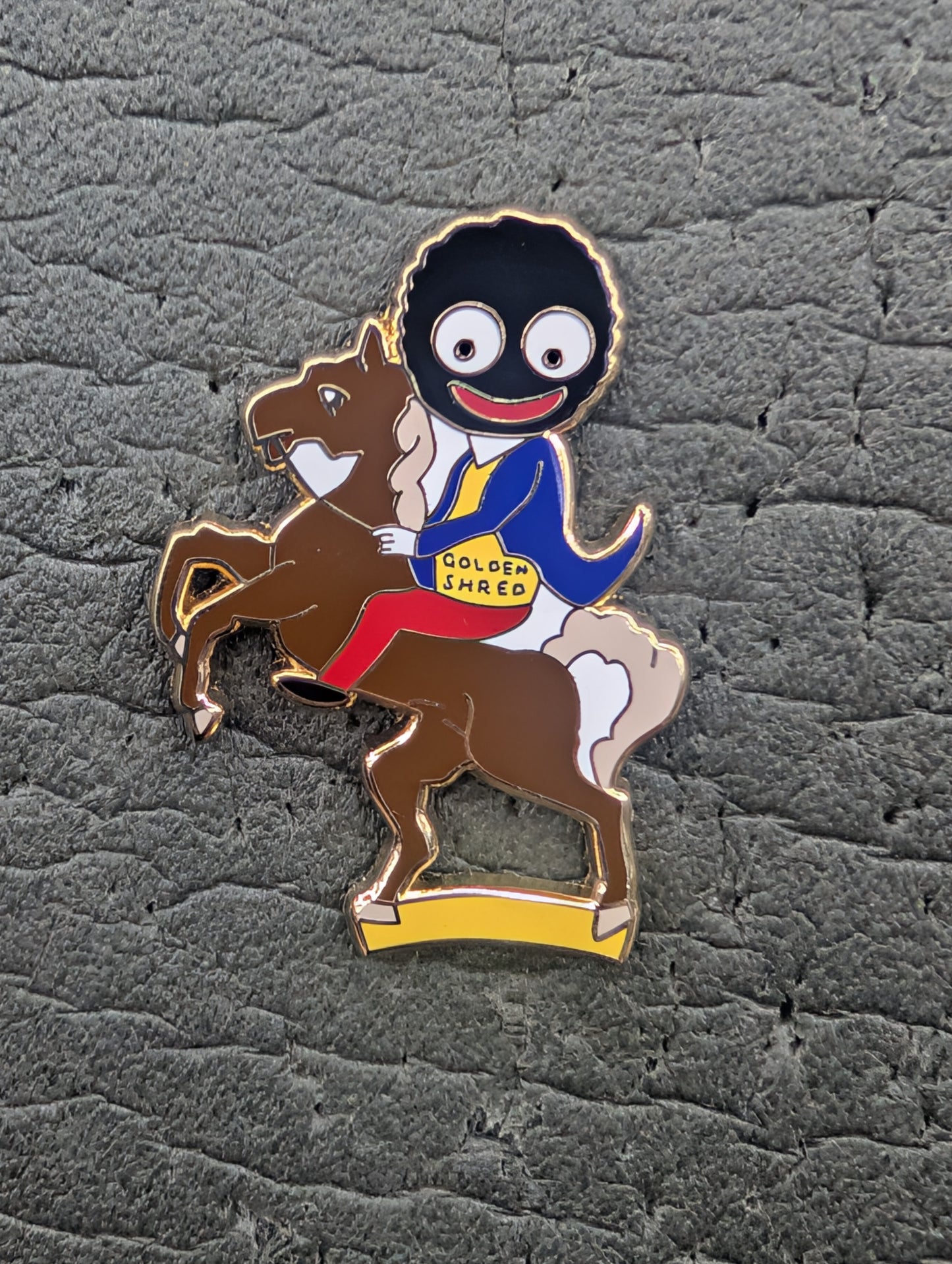 Golden Shred Horse Rider Brown