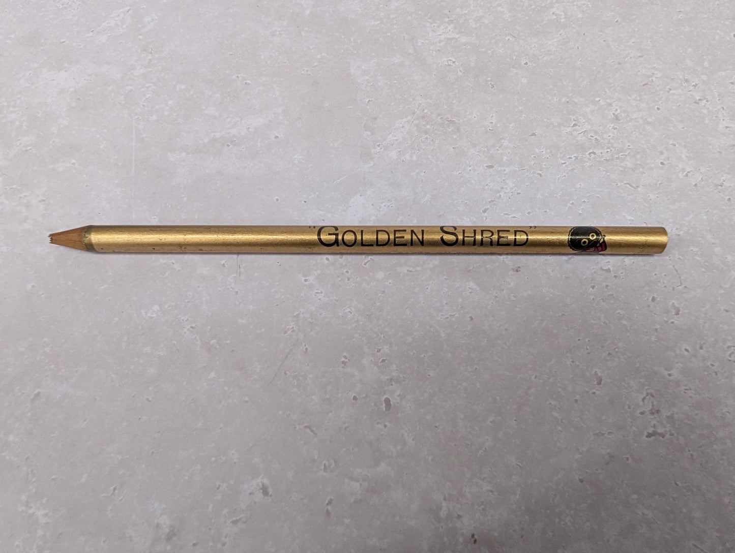 Golden Shred Pre War Golfer Pencil