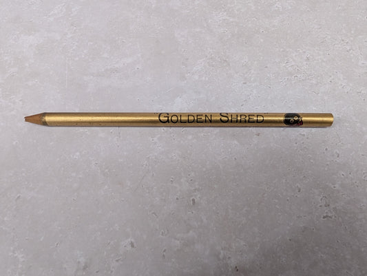 Golden Shred Pre War Golfer Pencil