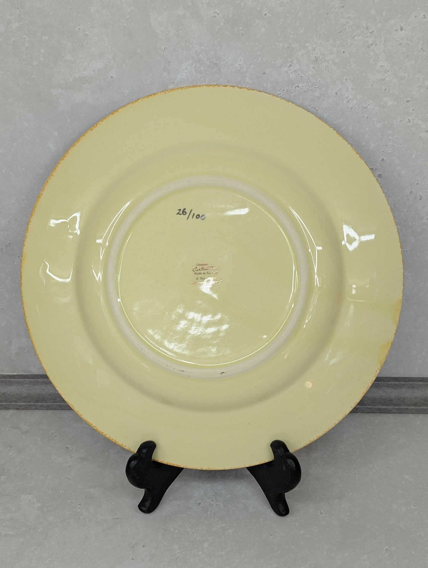 Golly Boxing Elephant Plate by Carltonware