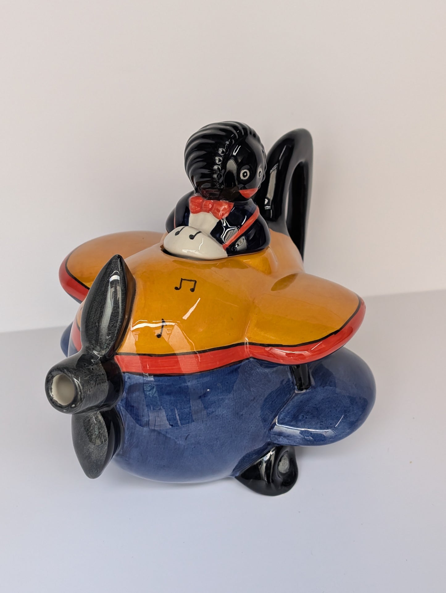 Golly Flying Aeroplane Large Teapot by Carltonware