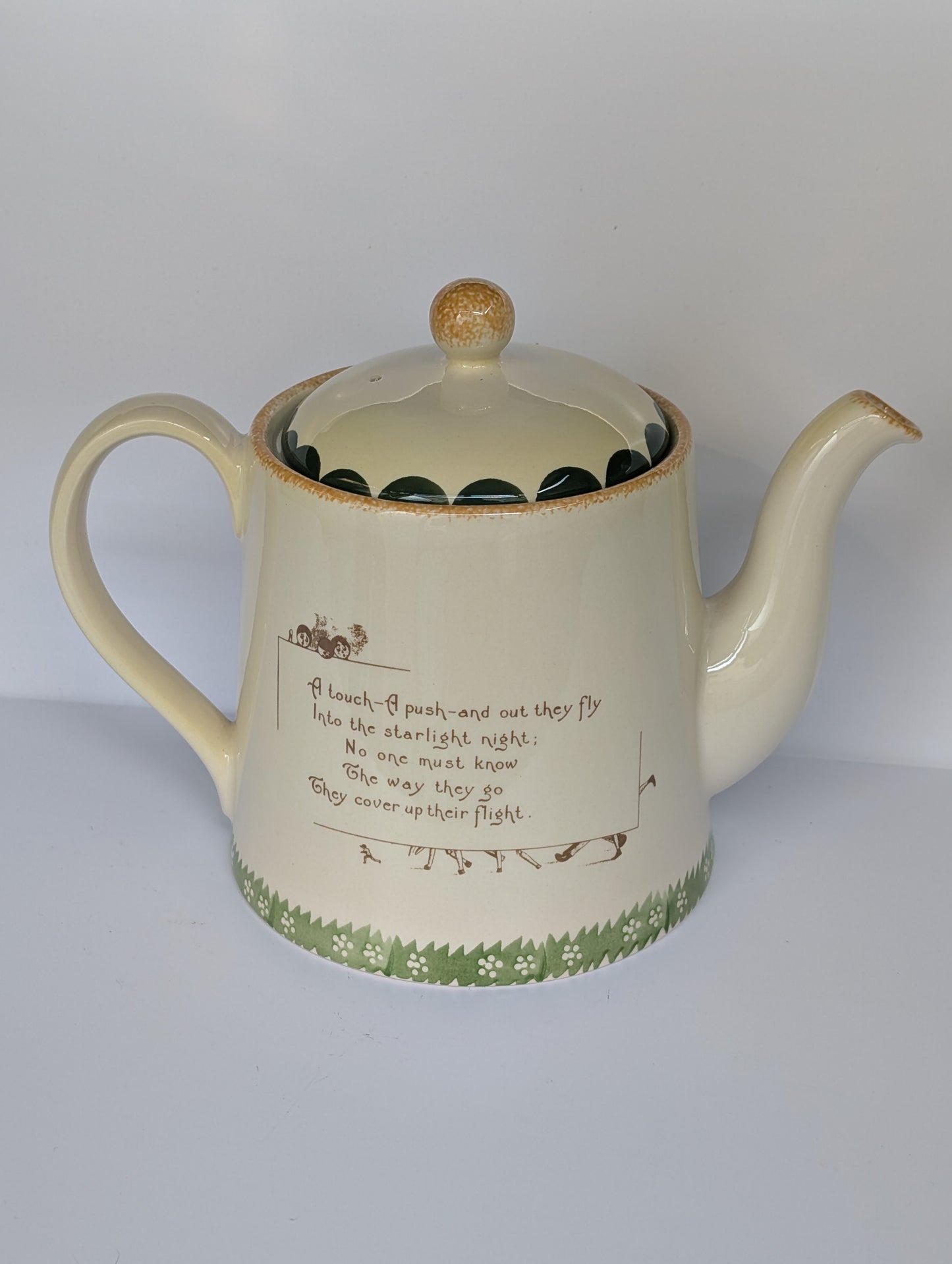 Golly Hiding Behind Door Teapot by Carltonware