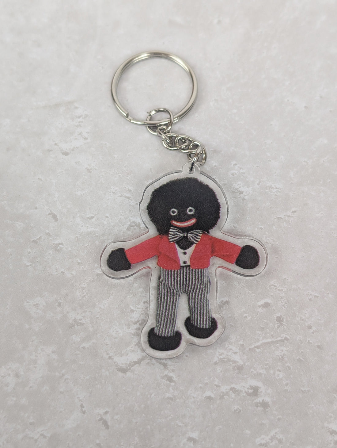 Golly Keyring Red Jacket – GollyBadges.com