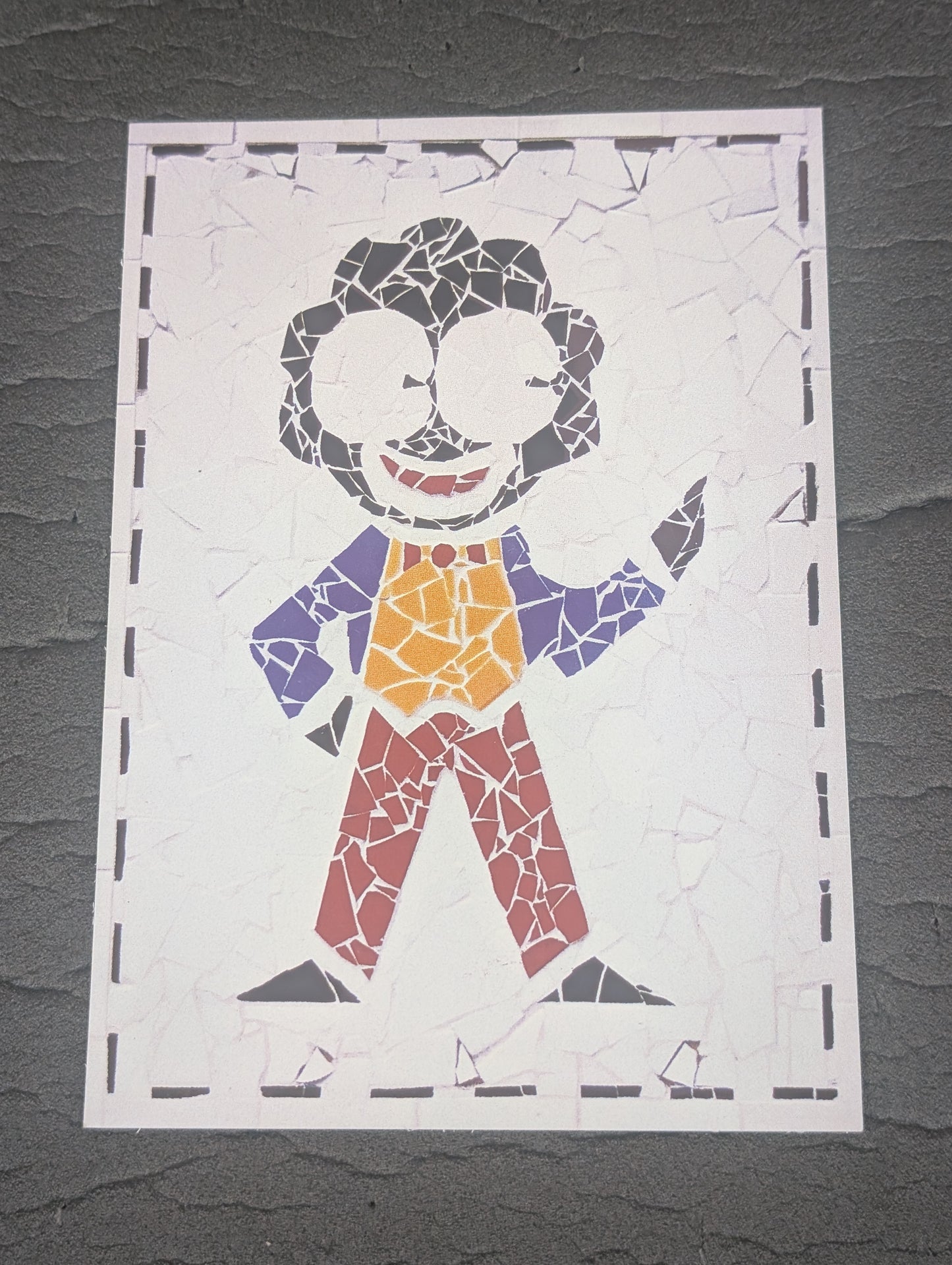 Golly Postcard Mosaic
