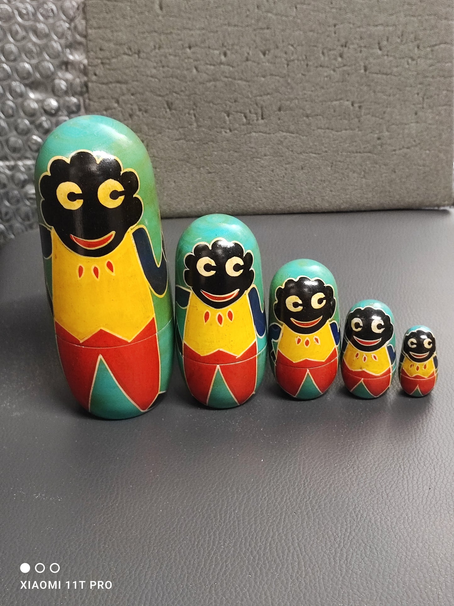 Golly Russian Dolls Blue