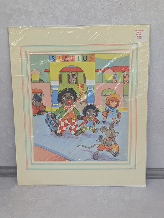 Golly at Station Print