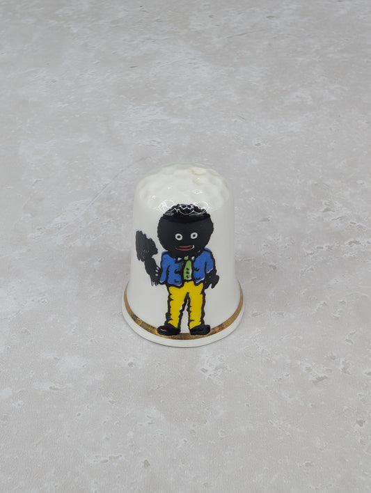 Golly with Flowers Thimble